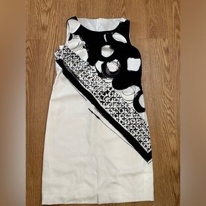 Piazza Sempione Printed Cady Dress